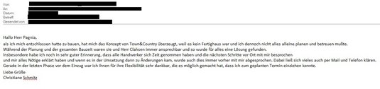 Hausbau Referenz Frau Christiane Schmitz Hausbau Referenz Frau Christiane Schmitz