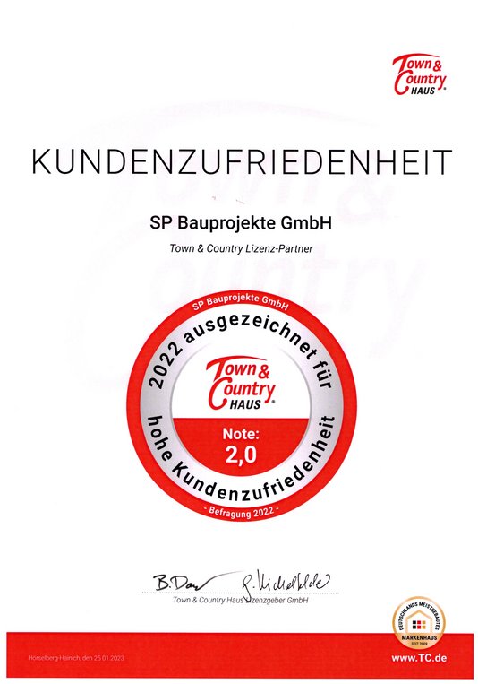 Referenzschreiben von der Kundenzufriedenheitsbefragung 2022