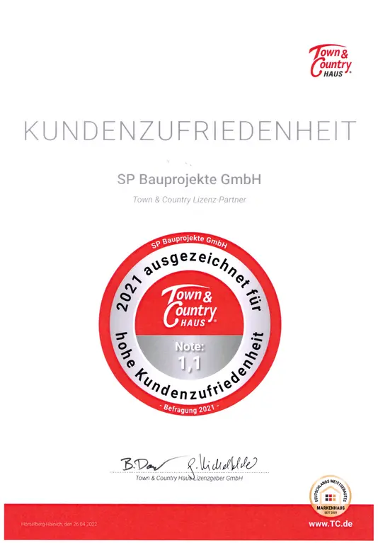 Referenzschreiben von der Kundenzufriedenheitsbefragung 2020