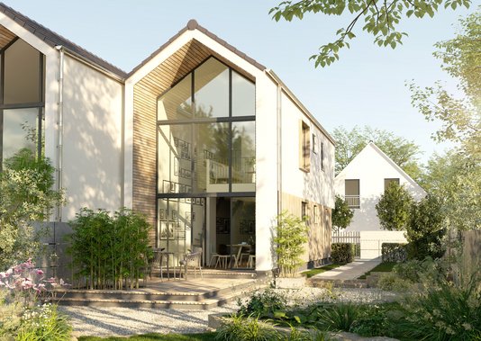 Ein modernes Tiny House mit cleverer Raumaufteilung und platzsparendem Design als Alternative zum klassischen Singlehaus.